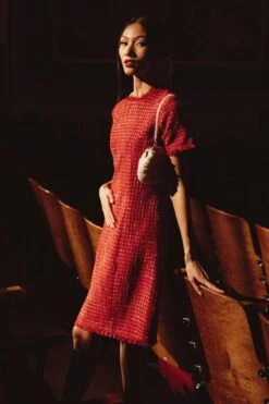 Reese Dress In Red - FINAL SALE -CINZ Clothing Shop 369A5504final 470402