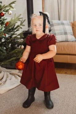 Mini Addie Dress In Wine - FINAL SALE -CINZ Clothing Shop Addie Wine 08 165894