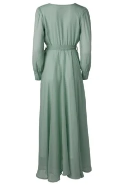 Andie Dress In Sage -CINZ Clothing Shop Andie sage back 958441