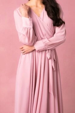 Andie Dress In Blush -CINZ Clothing Shop AndieBlush4 675385