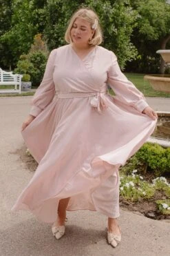 Andie Dress In Powder Pink -CINZ Clothing Shop AndiePowderPink Holladay S23 01 111774