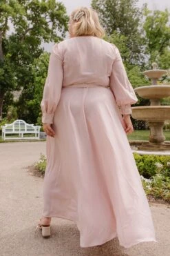 Andie Dress In Powder Pink -CINZ Clothing Shop AndiePowderPink Holladay S23 03 299123