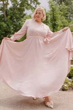 Andie Dress In Powder Pink -CINZ Clothing Shop AndiePowderPink Holladay S23 04 302503