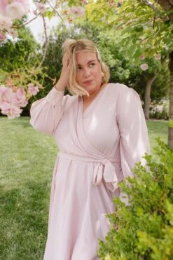 Andie Dress In Powder Pink -CINZ Clothing Shop AndiePowderPink Holladay S23 11 890902