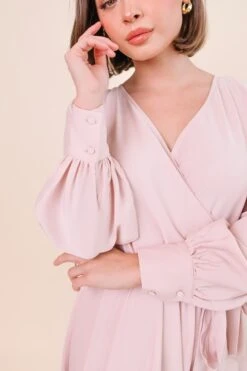 Andie Dress In Powder Pink -CINZ Clothing Shop AndiePowderPink Studio S23 08 172843