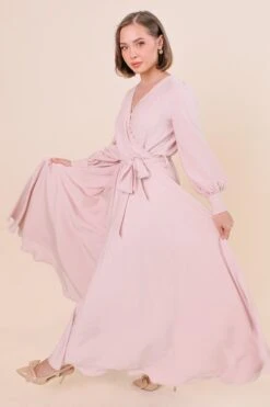 Andie Dress In Powder Pink -CINZ Clothing Shop AndiePowderPink Studio S23 09 482204