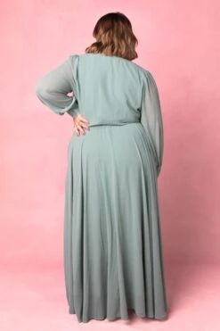 Andie Dress In Sage -CINZ Clothing Shop AndieSage5 148989