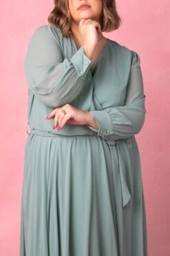 Andie Dress In Sage -CINZ Clothing Shop AndieSage6 157306