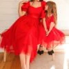 Ballerina Dress In Red - FINAL SALE -CINZ Clothing Shop BallerinaRed 1