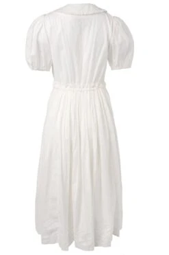 Betty Dress In White -CINZ Clothing Shop BettyDress White back 203110