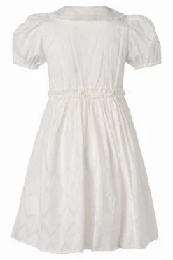 Mini Betty Dress In White -CINZ Clothing Shop BettyDress White mini back 924803