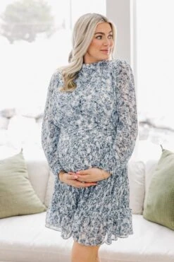 Brynley Dress - FINAL SALE -CINZ Clothing Shop BrynleyBlue MothersDay SS23 09 290817