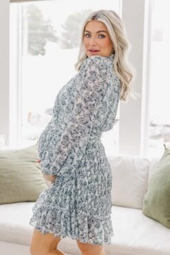 Brynley Dress - FINAL SALE -CINZ Clothing Shop BrynleyBlue MothersDay SS23 10 504672