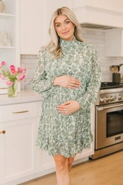 Brynley Dress In Green - FINAL SALE -CINZ Clothing Shop BrynleyGreen MothersDay SS23 10 736979