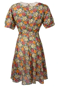 Cambridge Dress Made With Liberty Fabric -CINZ Clothing Shop Cambridge Dress back