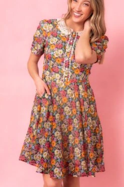 Cambridge Dress Made With Liberty Fabric -CINZ Clothing Shop CambridgeDress Studio LibertyLondon24 06 890405