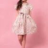 Mini Chelsea Dress In Cream Floral -CINZ Clothing Shop Chelsea Studio Summer1 2
