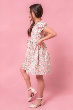 Mini Chelsea Dress In Cream Floral -CINZ Clothing Shop Chelsea Studio Summer1 4