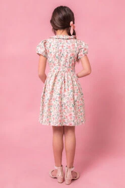 Mini Chelsea Dress In Cream Floral -CINZ Clothing Shop Chelsea Studio Summer1 5