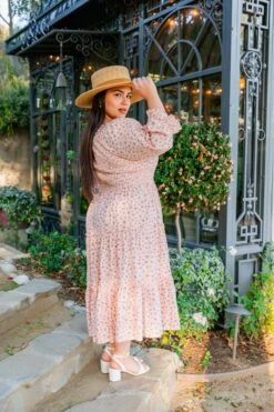 Madeline Dress In Pink -CINZ Clothing Shop DSC06014 642282