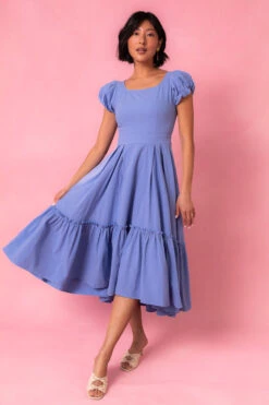 Dahlia Dress In Blue
