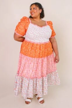 Emily Dress In Sorbet -CINZ Clothing Shop EmilySorbet Studio SS23 12 343647