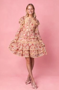 Farrah Dress In Yellow -CINZ Clothing Shop Farrah Studio Spring1 1 481424