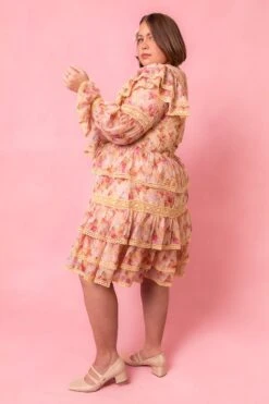 Farrah Dress In Yellow -CINZ Clothing Shop Farrah Studio Spring1 10 374622