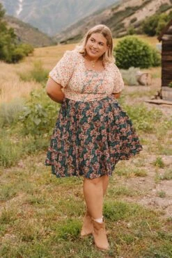 Flowers For All Dress - FINAL SALE -CINZ Clothing Shop FlowersForAll ConradRanch F23 18