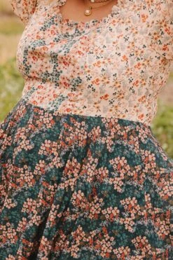 Flowers For All Dress - FINAL SALE -CINZ Clothing Shop FlowersForAll ConradRanch F23 23 839185