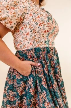 Flowers For All Dress - FINAL SALE -CINZ Clothing Shop FlowersForAll Studio F23 04 658580