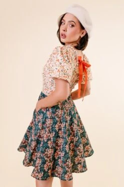 Flowers For All Dress - FINAL SALE -CINZ Clothing Shop FlowersForAll Studio F23 11 602197