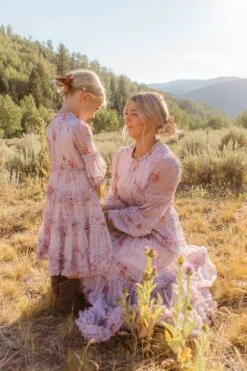 Geneva Dress In Mauve Floral -CINZ Clothing Shop Geneva Mauve 13 673270