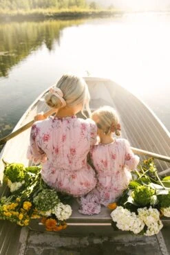 Geneva Dress In Mauve Floral -CINZ Clothing Shop Geneva Mauve 52 181313