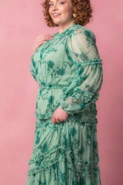 Geneva Dress In Bright Green -CINZ Clothing Shop Geneva Studio Easter 9 825569