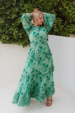 Geneva Dress In Bright Green -CINZ Clothing Shop GenevaBrightGreen Florida SS23 18 dd1ad23e 551d 404f 89ab 921377e71630 807723
