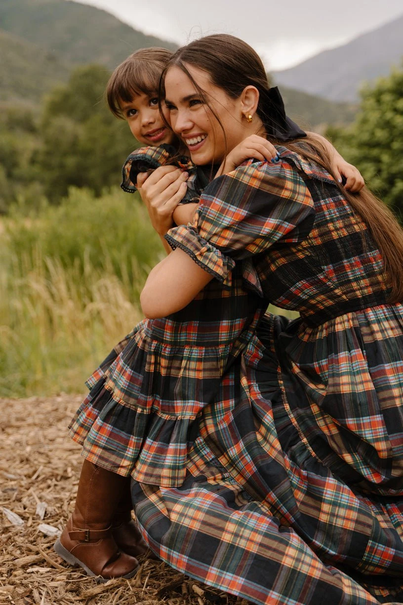 Mini Gracie Dress In Plaid - FINAL SALE 14 Mini Gracie Dress In Plaid - FINAL SALE - Image 12