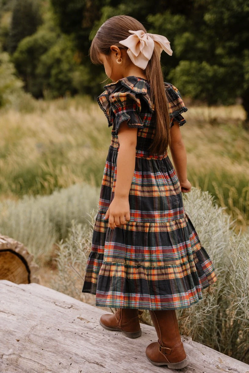 Mini Gracie Dress In Plaid - FINAL SALE 4 Mini Gracie Dress In Plaid - FINAL SALE - Image 2