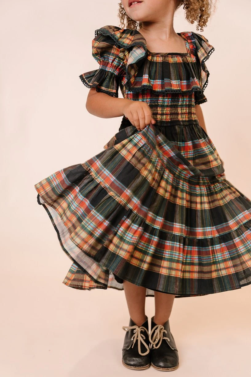 Mini Gracie Dress In Plaid - FINAL SALE 10 Mini Gracie Dress In Plaid - FINAL SALE - Image 8