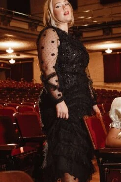 Claire Dress In Black Sequin -CINZ Clothing Shop Holiday2 WEB 28 111861