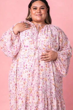 Imogen Dress In Blush -CINZ Clothing Shop ImogenBlush Studio Spring3 20