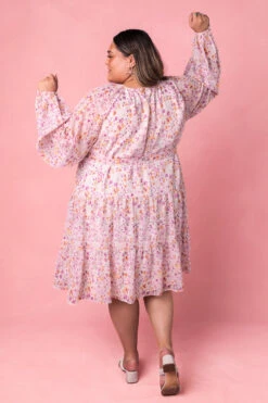 Imogen Short Dress In Blush -CINZ Clothing Shop ImogenBlush Studio Spring3 8