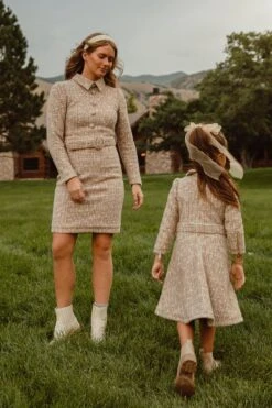 Jackie Dress In Taupe Boucle - FINAL SALE -CINZ Clothing Shop JackieTaupe QuietMeadows F23 06 9f7908f2 034a 4f11 8d6b fb584aeffa32 722018