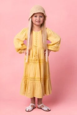Mini Joella Dress In Yellow -CINZ Clothing Shop JoellaYellow Studio Spring1 10 273650