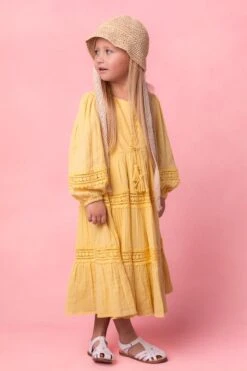 Mini Joella Dress In Yellow -CINZ Clothing Shop JoellaYellow Studio Spring1 12 627642