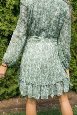 Brynley Dress In Green - FINAL SALE -CINZ Clothing Shop LA GREEN BRYNLEY 0760 935203