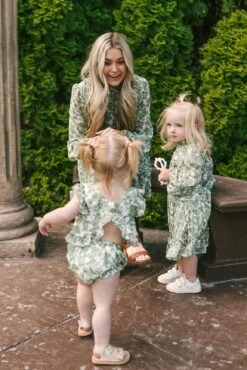 Brynley Dress In Green - FINAL SALE -CINZ Clothing Shop LA GREEN BRYNLEY 0923