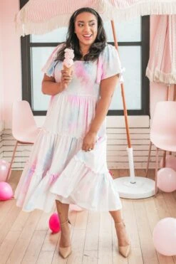 Cotton Candy Dress -CINZ Clothing Shop LOVERS22 COTTONCANDY 1X2 3 207 170571