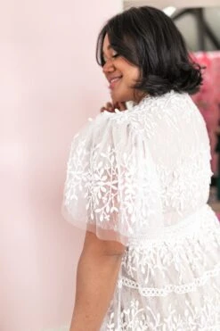 Sicily Dress With Flutter Sleeves - FINAL SALE -CINZ Clothing Shop LOVERS22 SICILYFLUTTER 1X 8 221 418410