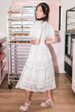 Sicily Dress With Flutter Sleeves - FINAL SALE -CINZ Clothing Shop LOVERS22 WONDERSTRUCKANDSICILY S 29 152 877208